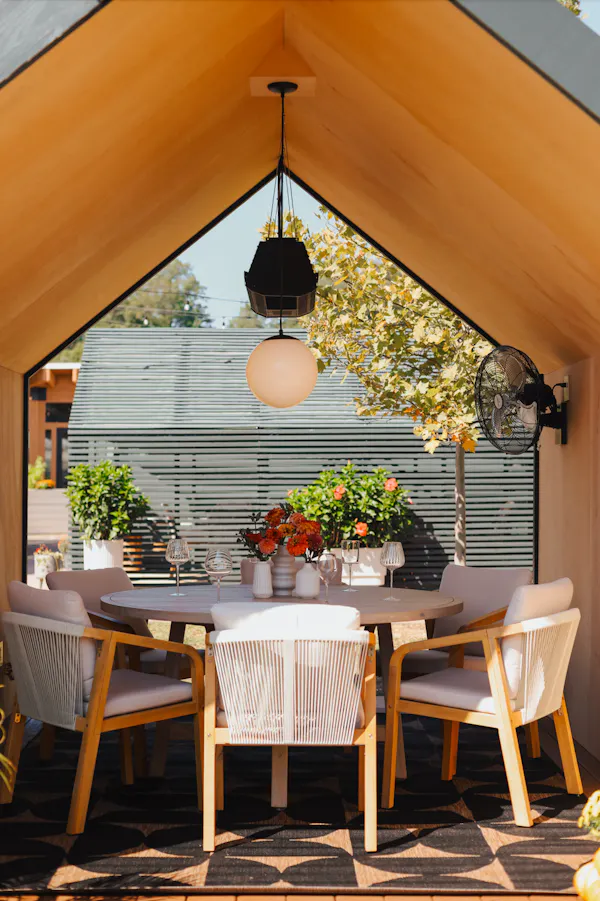 wood, furniture, lighting, flowerpot, chair, outdoor furniture