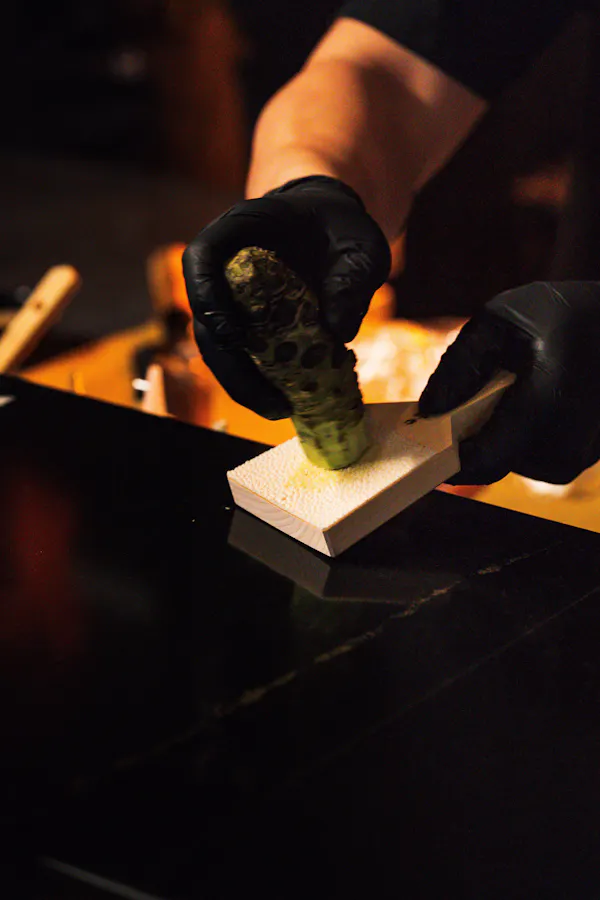cutting board, food