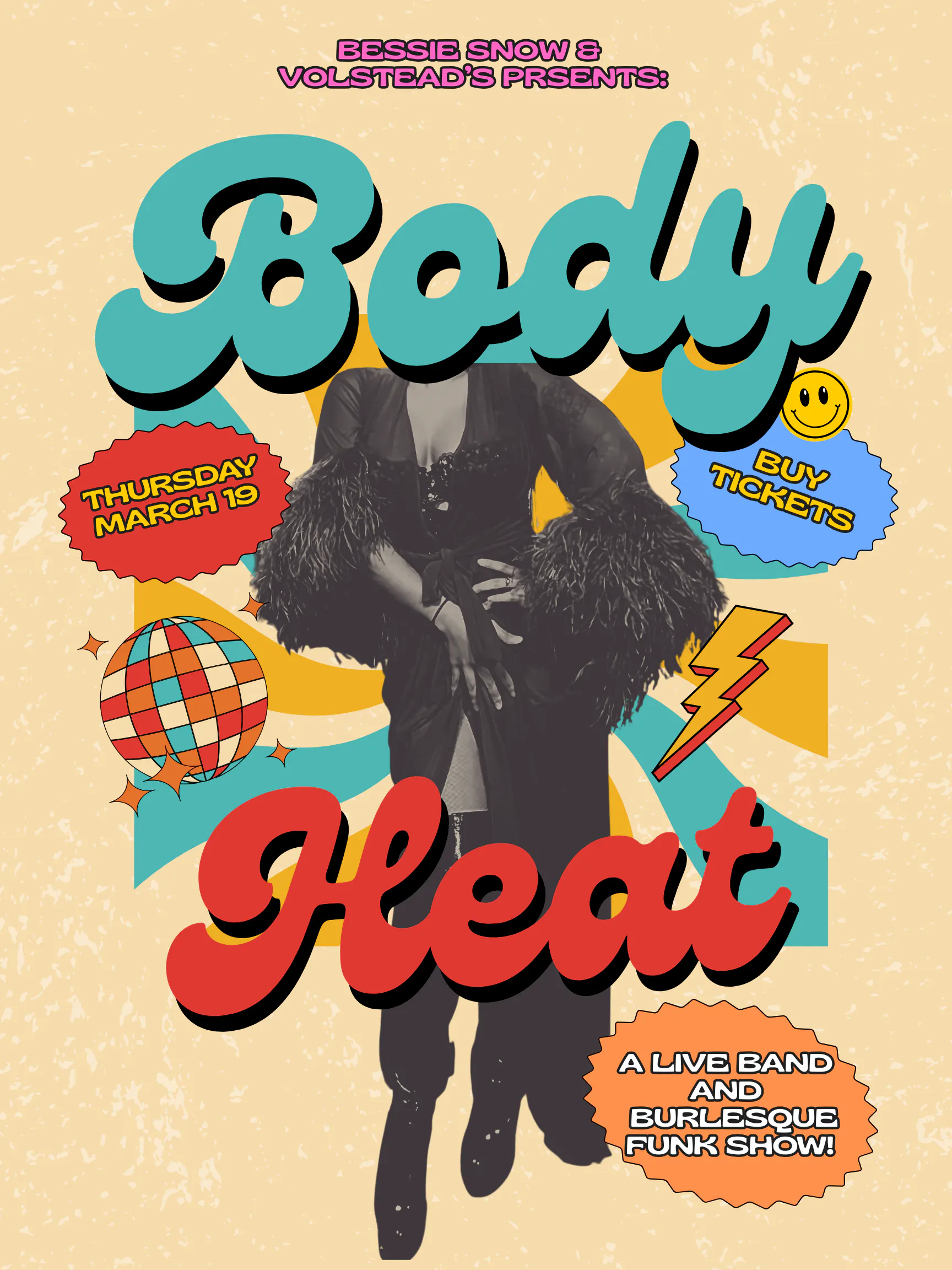 BODY HEAT, A Funky Burlesque Live Band Experience - Volstead's