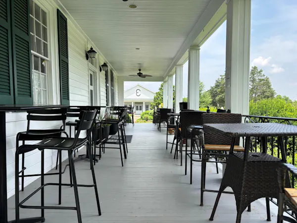 furniture, chair, outdoor furniture, porch, table, outdoor table
