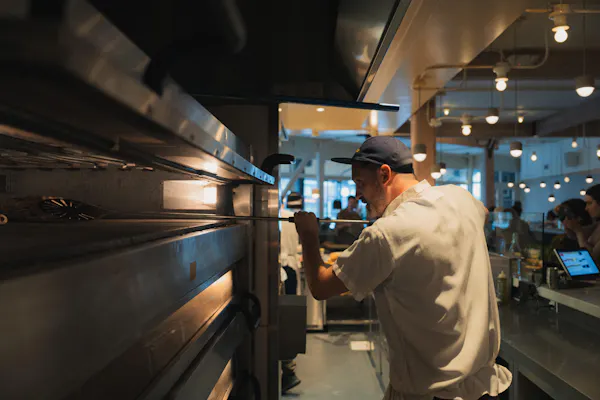 ceiling, customer, cook