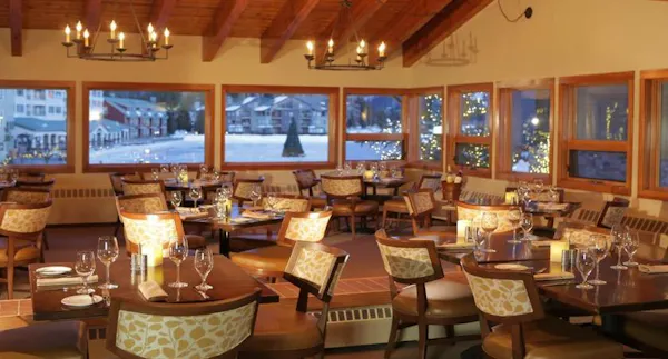 restaurant, room, property, building, table, furniture