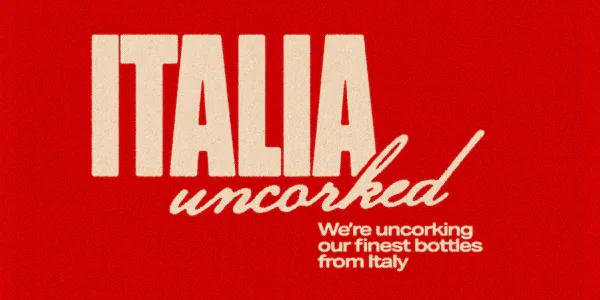 red, font