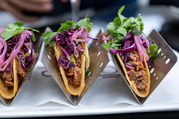 food, ingredient, taco, tableware, vegetable, fast food