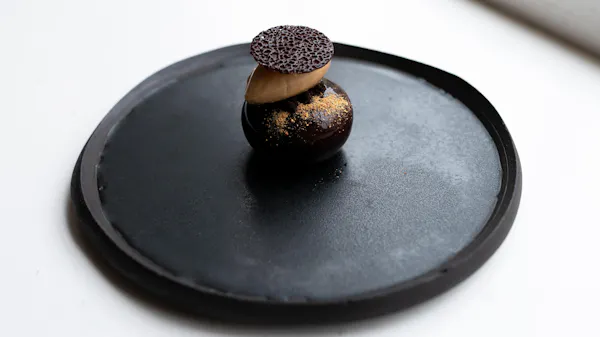 black, food, dessert