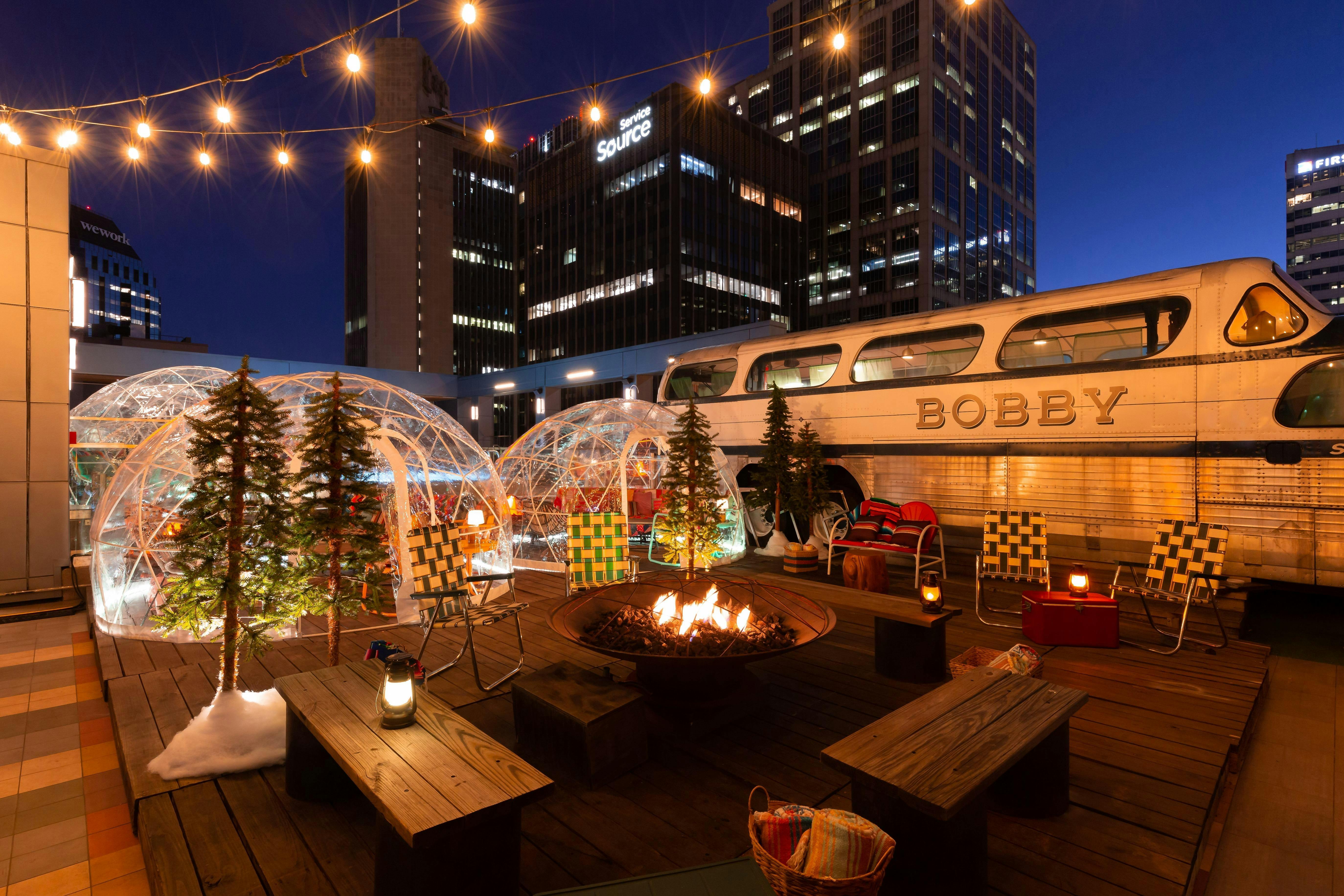 Rooftop Lounge at Bobby