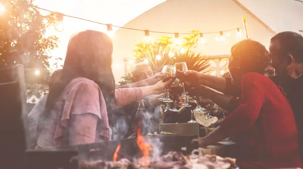 event, tableware, recreation, party, fire, drinkware