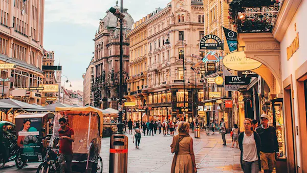 building, city, urban area, town, pedestrian, street