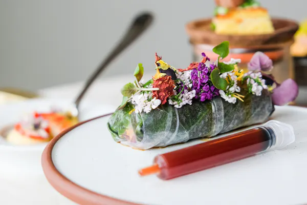 food, flower, plant, table, dishware, tableware