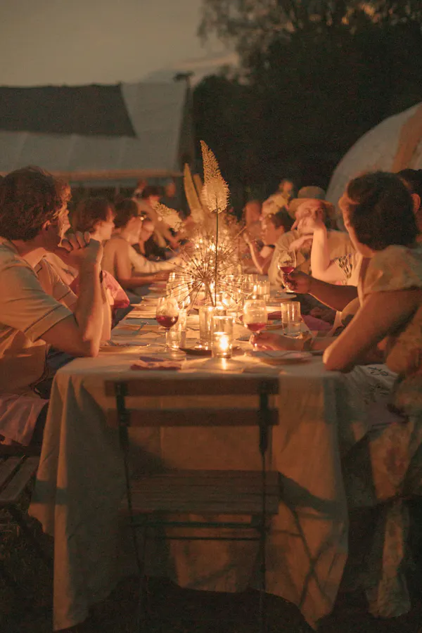 table, tableware, furniture, candle, food, drinkware
