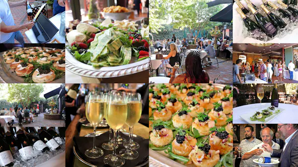 food, event, table, furniture, party, crowd