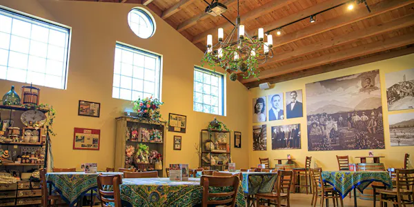 furniture, table, chair, ceiling, lighting, tablecloth