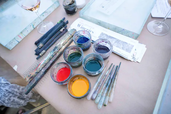 paint, paper, paint brush, office supplies, brush, art paint