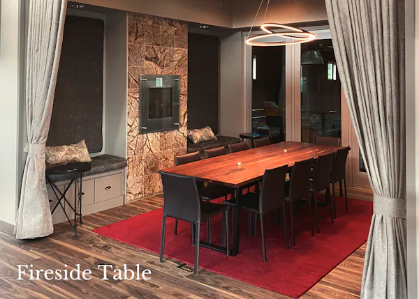 table, property, furniture, chair, wood, curtain