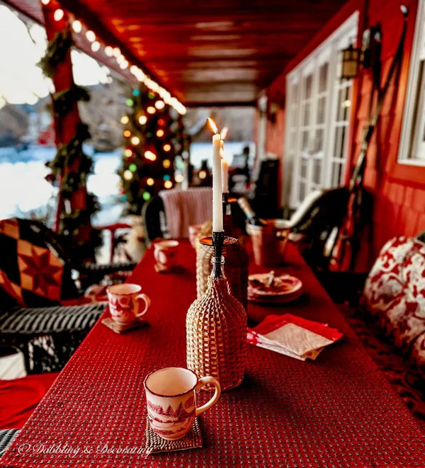 red, furniture, textile, lighting, table, home