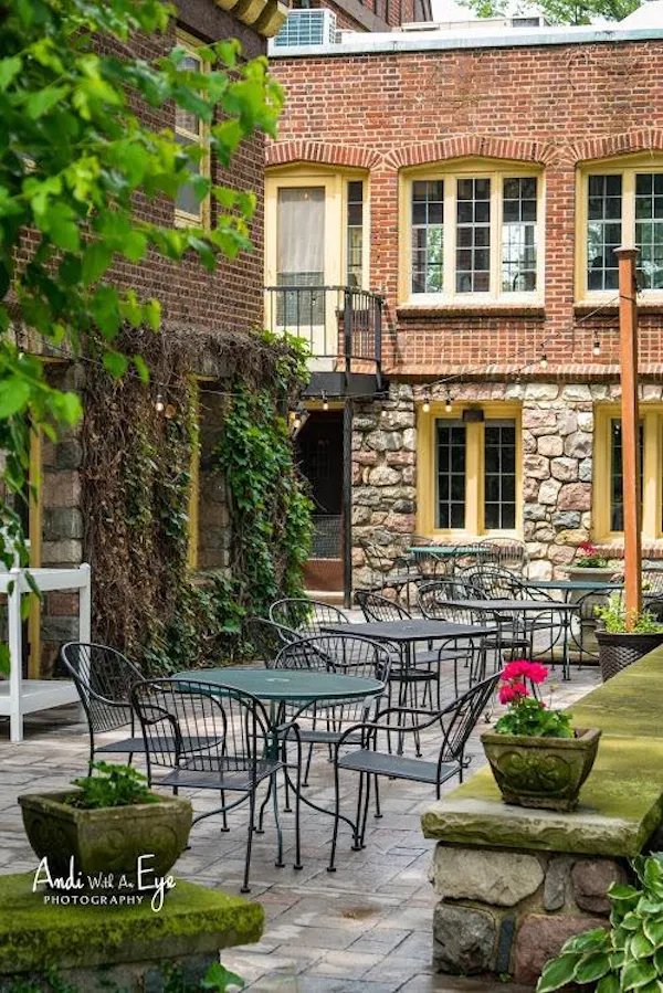 wall, plants, furniture, outdoor furniture, brick, chair
