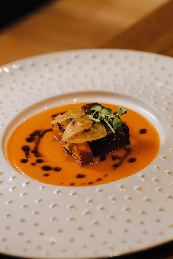 food, ingredient, tableware, dishware, culinary arts, garnish