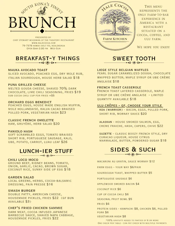 font, restaurant menu
