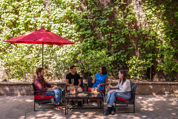 furniture, sitting, outdoor furniture, public space, chair, leisure