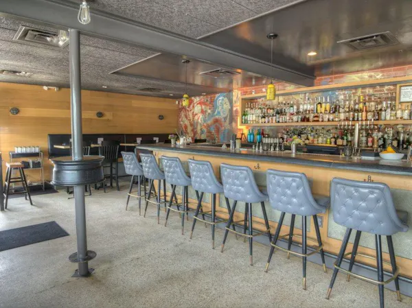 building, restaurant, room, table, furniture