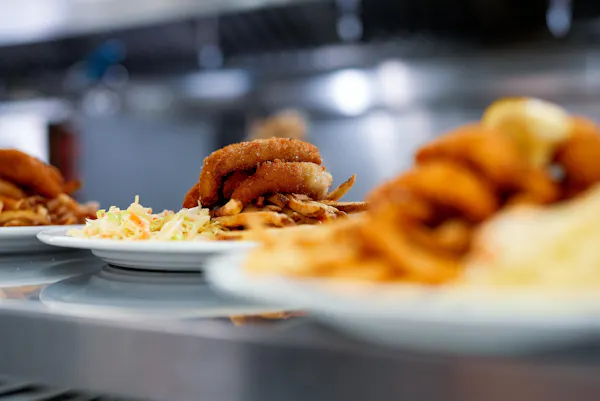 food, fried food, tableware, ingredient, deep frying, cooking