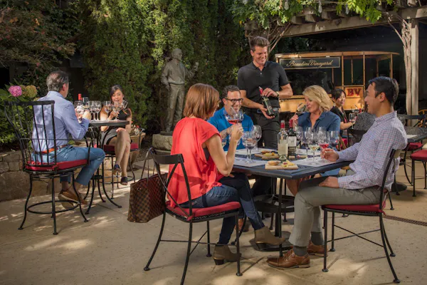 furniture, chair, table, outdoor furniture, shirt, jeans