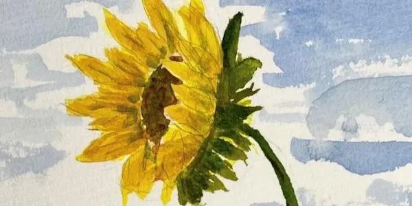 yellow, art paint, watercolor painting, painting, drawing, paint