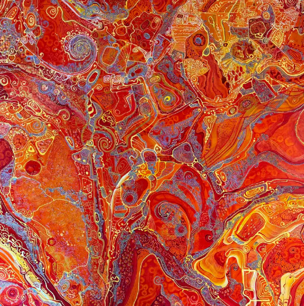 orange, red, yellow, art, visual arts, brown