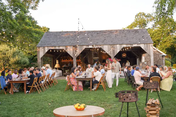 cottage, lawn, garden, shade, yard, chair