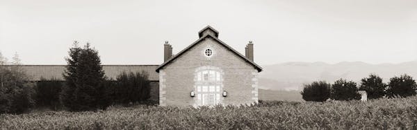 white, house, property, rural area, black-and-white, building