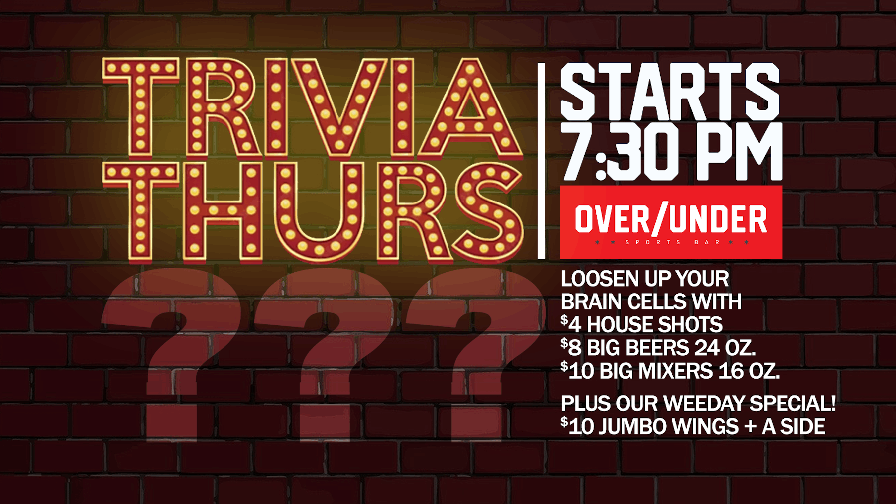 Over/Under Sports Bar - Chicago, IL | Tock