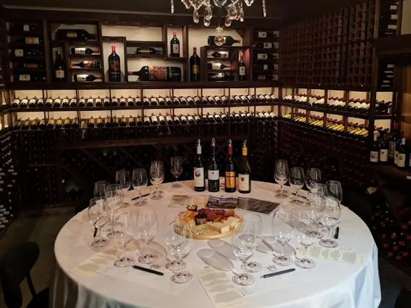 wine cellar, bottle, alcoholic drink, winery, tablecloth, barware