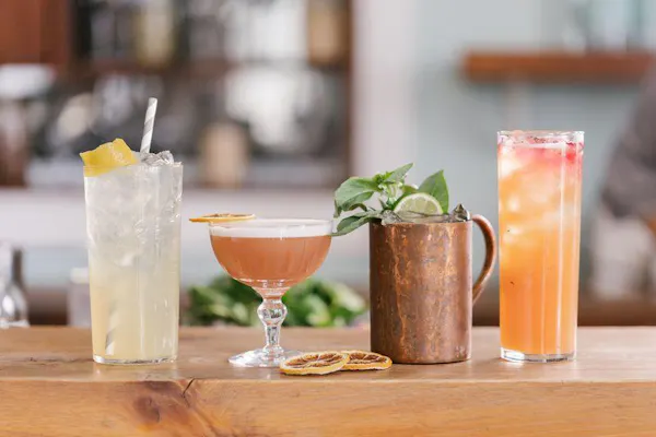 tableware, table, drinkware, cocktail, ingredient, juice