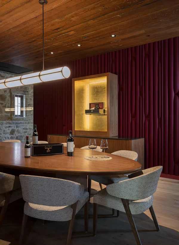 wood, furniture, flooring, light fixture, table, lighting