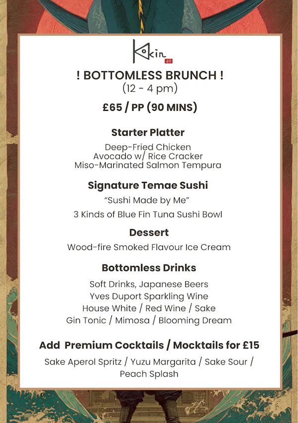 restaurant menu