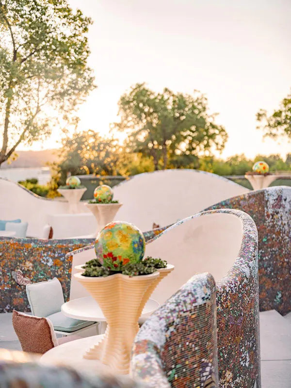 garden, chair