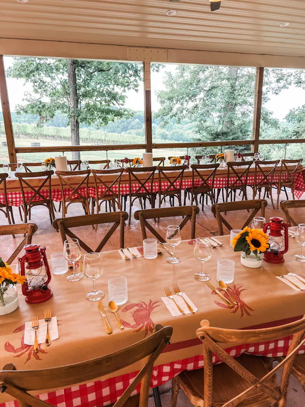 furniture, wood, table, chair, tablecloth, restaurant