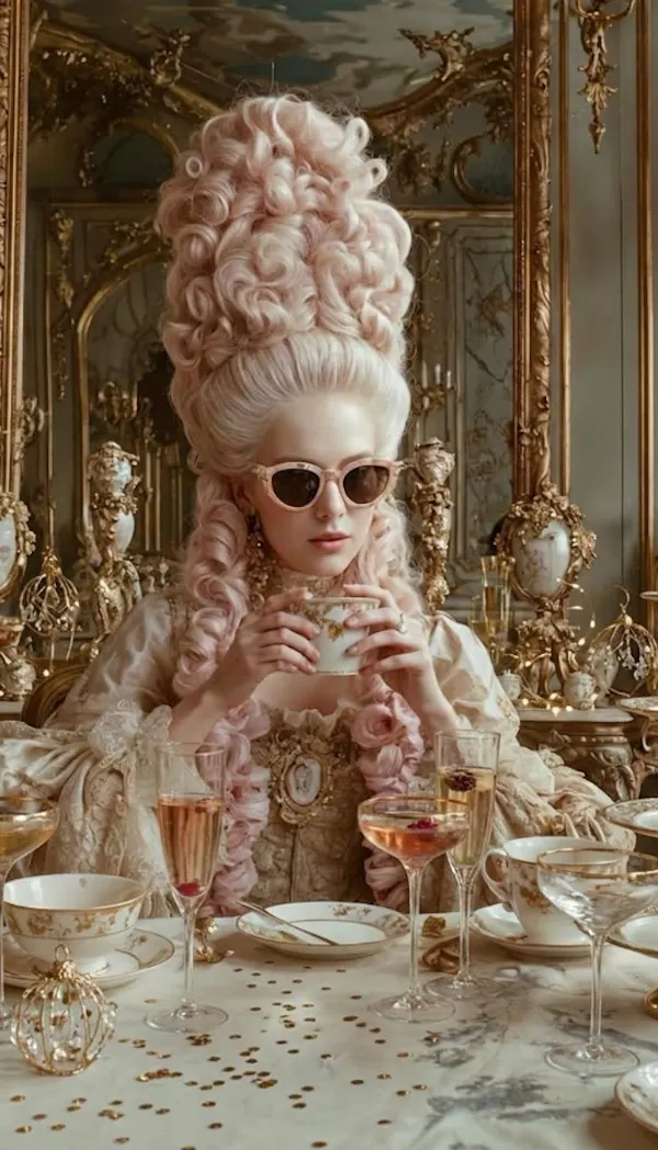 beauty, fashion, wig, pink, ringlet, blond