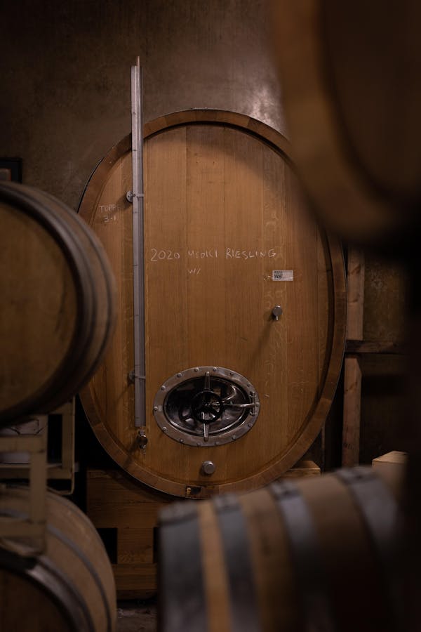 brown, barrel, wood, wine cellar, winery, brewery