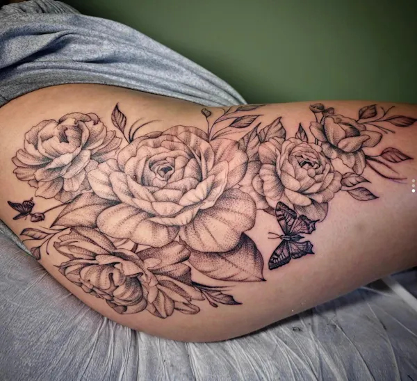 joint, flower, shoulder, muscle, leaf, neck
