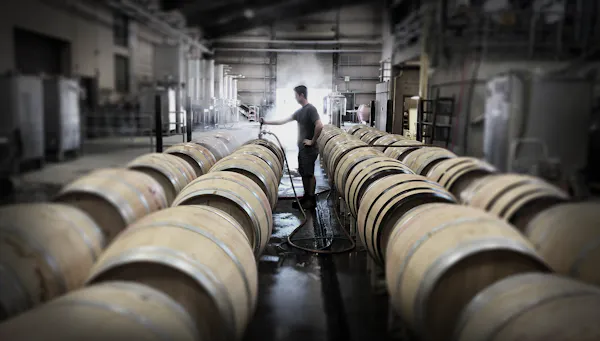 barrel, water, winery, mass production, flash photography, brewery
