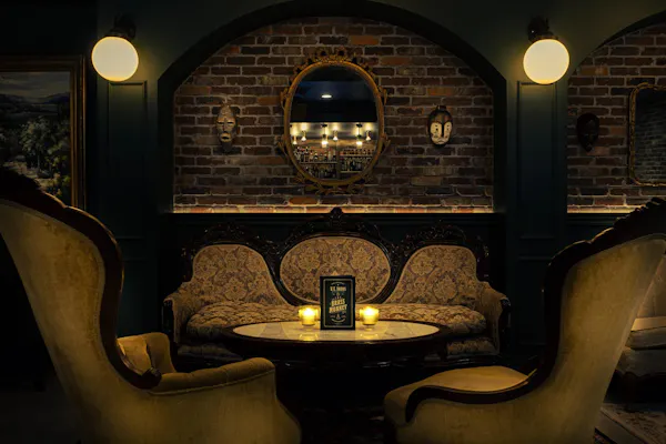 furniture, lighting, light fixture, ceiling, living room, darkness