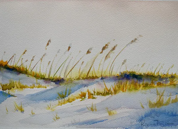art paint, watercolor painting, paint, painting, winter