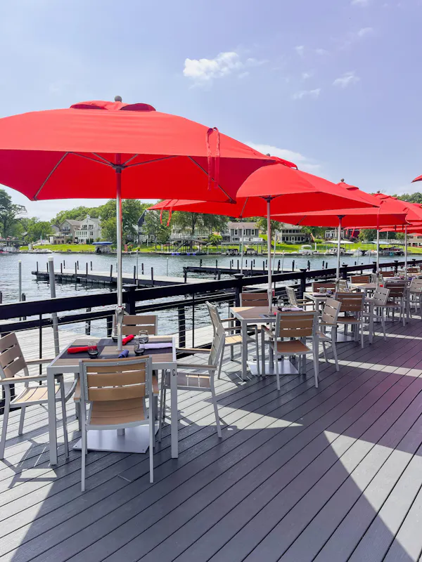 umbrella, outdoor furniture, furniture, outdoor table, chair, shade