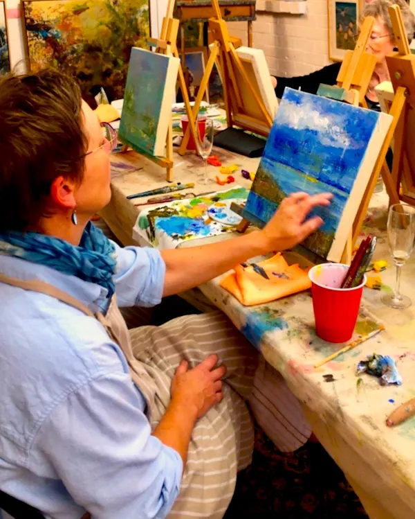 hand, human body, easel, artist, art paint, visual arts