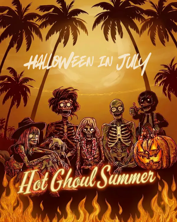 orange, trick-or-treating, holiday, jack-o'-lantern, poster, skull