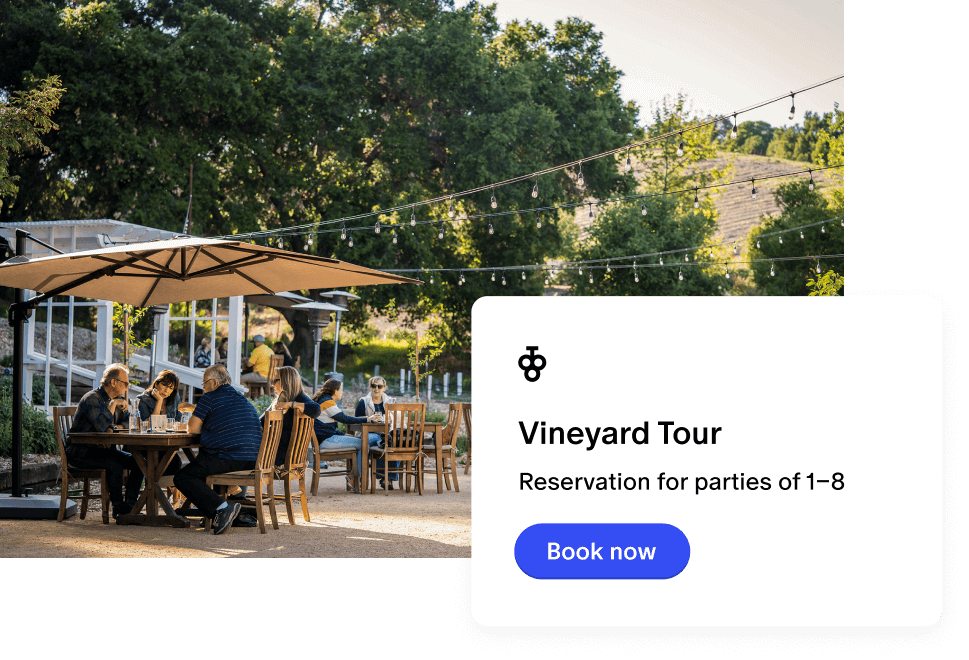 Event ticketing - experience card