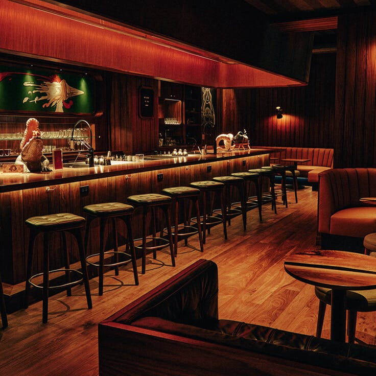 Double Chicken Please - New York, NY - bar interior with low-lights and cozy tables