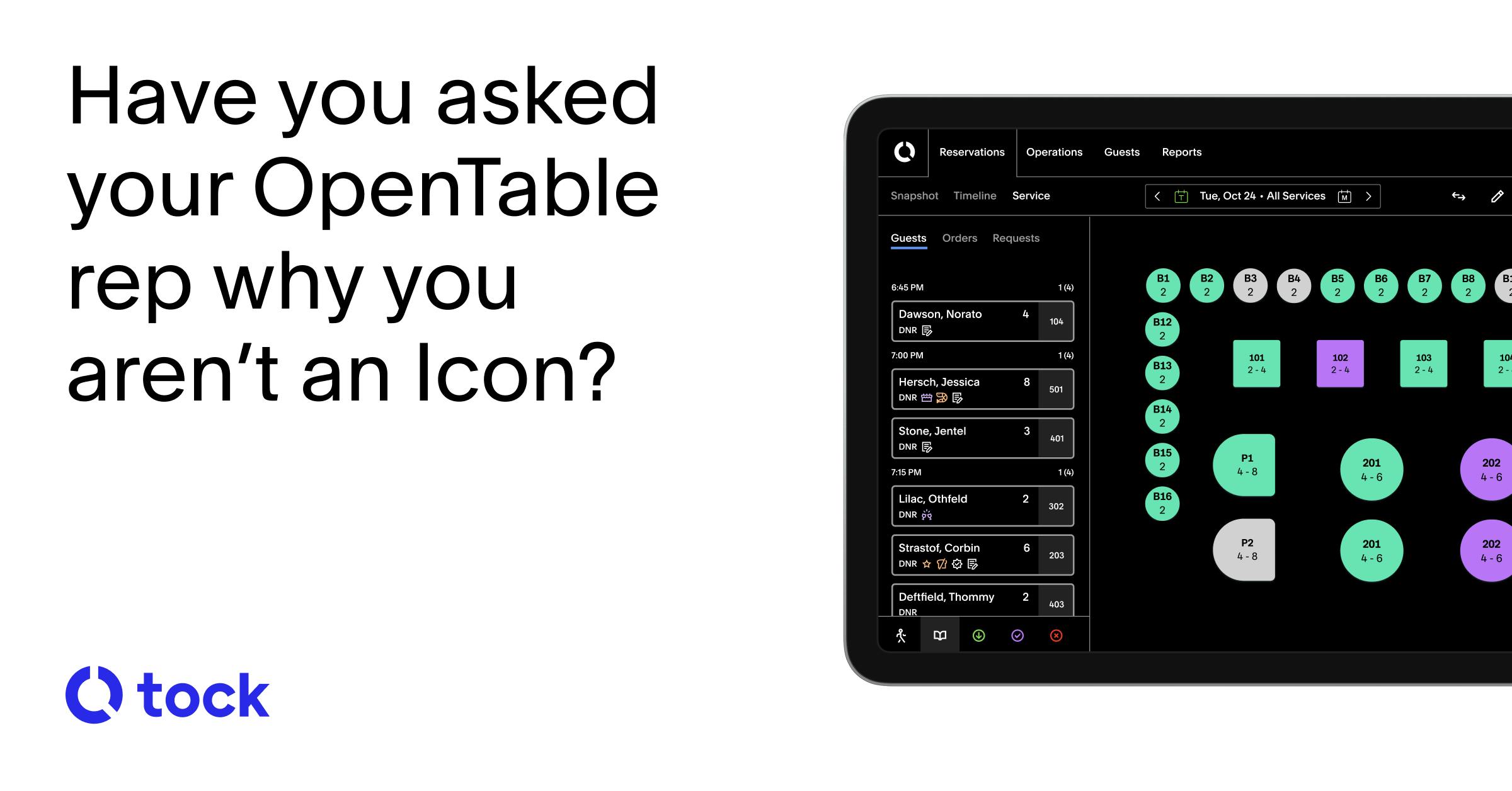 Tock vs OpenTable | Tock